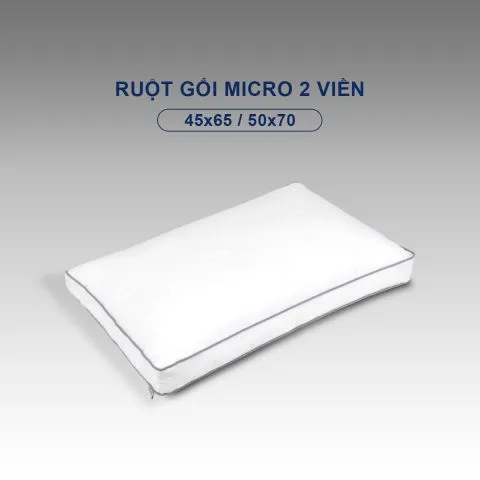 Ruột gối Micro 2 Viền (Lông vũ nhân tạo)