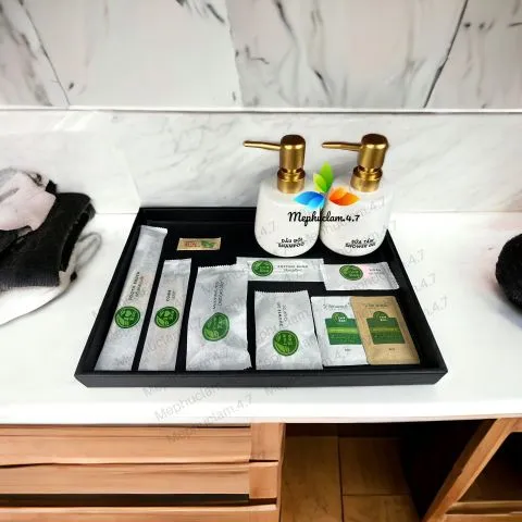 Mẫu bộ Amenities bao bì ECO 