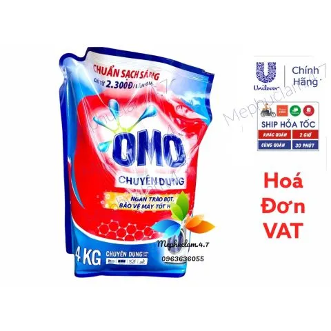 [Hoả Tốc] Nước giặt Omo chuyên dụng đậm đặc cho nhà hàng, khách sạn, tiệm giặt ủi, tiêm massage