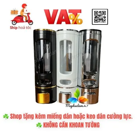 [Hỏa tốc] Hộp đựng dầu gội, sữa tắm, nước rửa tay treo tường mẫu mới