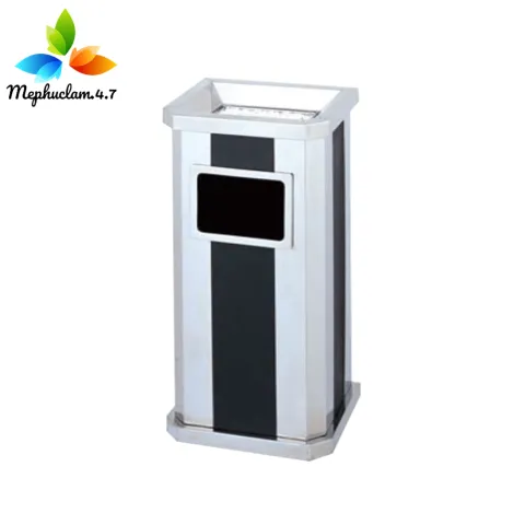 Thùng rác inox vuông giá rẻ